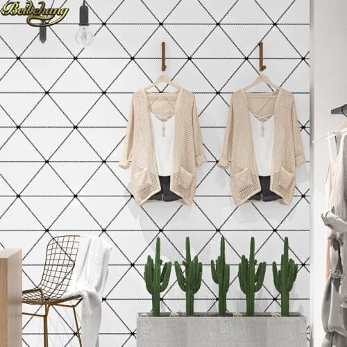 Beibehang Nordic style background wallpaper modern minimalistic geometric triangle living room bedroom wallpaper papel de parede