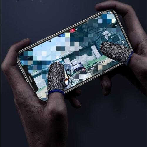 New Finger Cover Game Controller for PUBG Sweat Proof Non-Scratch Sensitive Touch Screen Gaming Finger Thumb Sleeve Gloves
