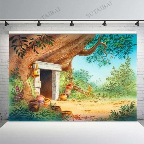 Hunny Bear Photography Backdrop Sweet Honey Baby Newborn Child Portrait Birthday Background Photo Studio Photocall