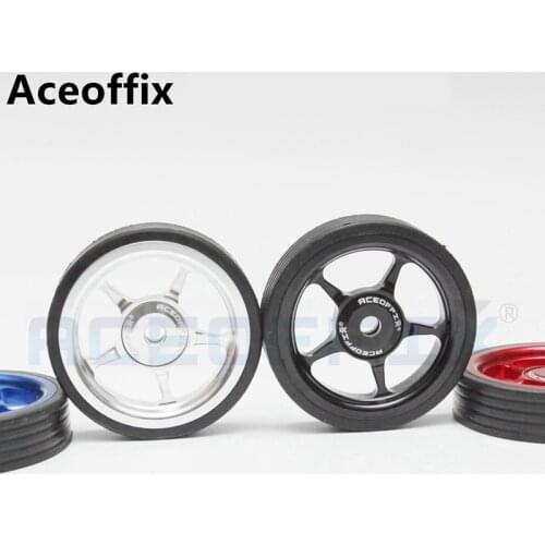 Aceoffix ez wheels suit for Brompton bike aluminum alloy perine five-pointed star wide body easywheel parts