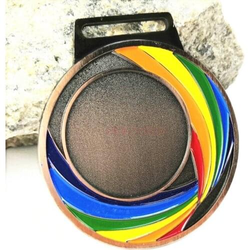 Metal match gold medal Color Medal Blank Metal Match Gold And Silver Bronze Club Kindergarten Factory Sports Competition 2020