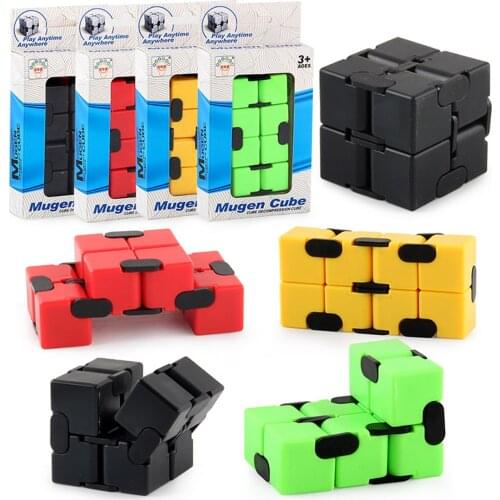 Creative Unlimited Cube Decompression Flip Pocket Cube Childrens Fingertips Decompression Toys Educational Toys