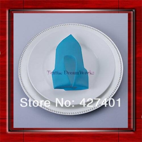 100% Polyester 45x45cm Plain Table Hotel Diner Napkin Handkerchief Banquet Wedding Event Party Home Decorations