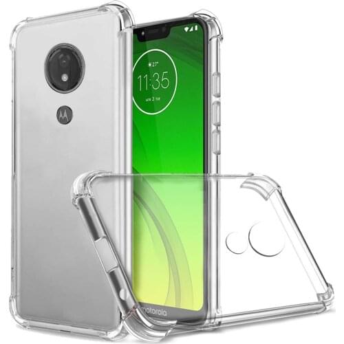 TPU Silicone Case for Motorola Moto G7 Play 5.7'' Phone Bags Soft Shockproof Slim Transparent TPU Back Cover for Moto G7 Play