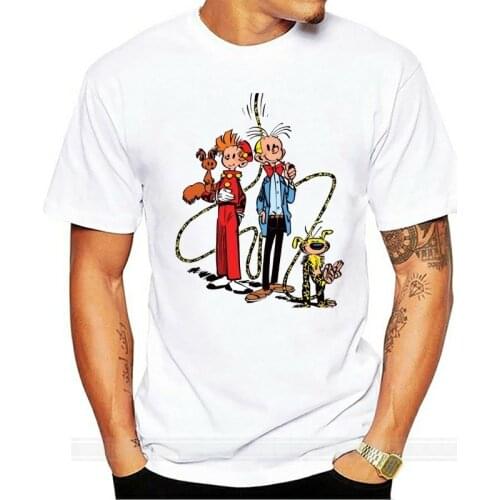 Spirou, Fantasio and Marsupilami T Shirt spirou spirou and fantasio fantasio marsupilami action fun funny cute