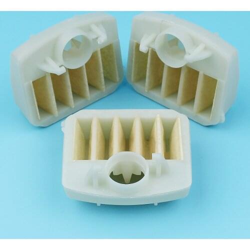3Pcs/lot Air Filter Cleaner Carb For Husqvarna 350 345 340 351 353 346 346XP E EPA Jonsered 2145 Chainsaw # 537024003,537024002