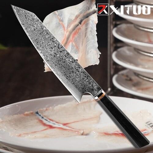 XITUO Unique Gift Chef Knife 67-layers Japanese VG10 Damascus Steel Kitchen Knives Chef Chopper Salmon Slicing Kitchen Knife New