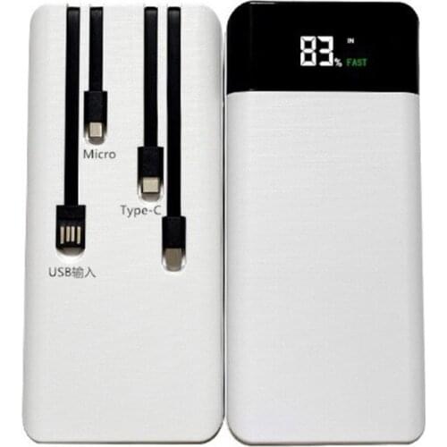 14x18650/21700 Battery Charger Box Power Bank Holder Case Dual USB LCD Digital Display 14*18650/21700 Battery Shell Storage DIY