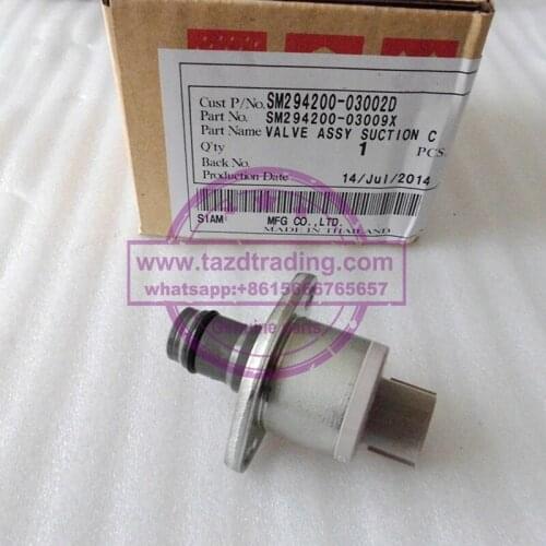 100% genuine and new suction control valve 294200-0300 , 2942000300, 294200-0301 in stock