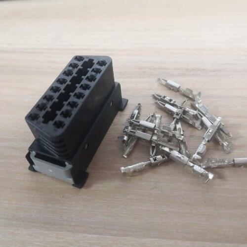 16 Pin/Way TYCO/TE OBD Plug Connector With Terminal For Mercedes-Benz 1355311-1 A2025405981 For Actros MP4 Truck