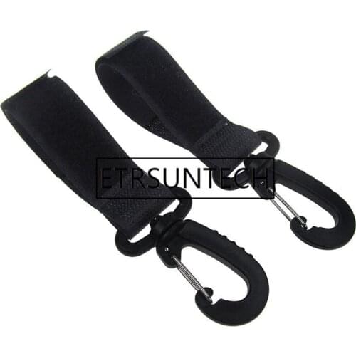200sets Stroller Hooks Wheelchair Stroller Pram Carriage Bag Hanger Hook Baby Strollers Shopping Bag Clip Stroller Accessories