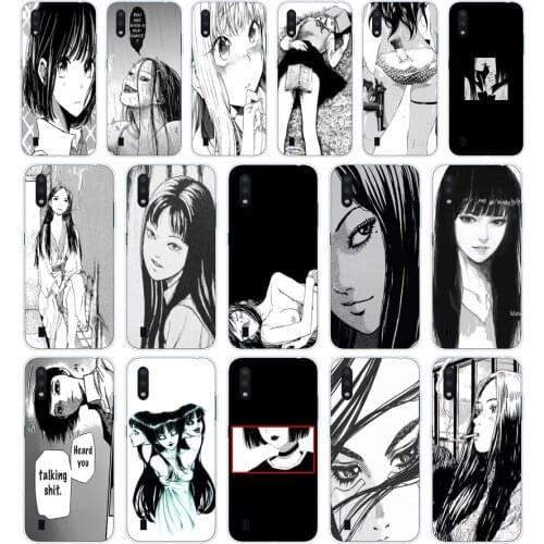 42 Japanese horror comic Tomie Soft Silicone Tpu Cover phone Case for Samsung Galaxy A01 A10 2019 A20 A20E A20S M11 M21 case