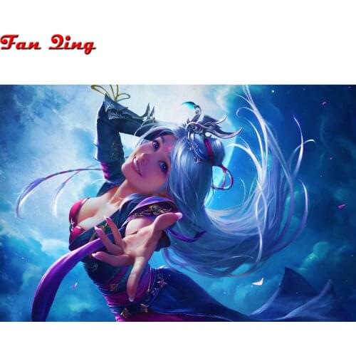 Diy Diamond Embroidery Japan Anime Girl 5D Diamond Painting Full Diamond Mosaic Picture Rhinestones Cross-stitch Home Decoration