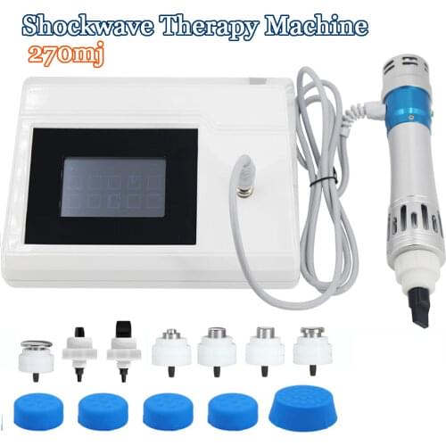 Shockwave Therapy Machine 270mj Energy For ED Treatment Tennis Elbow Health Care Equipment Relax Muscle Body Massager Shock Wave