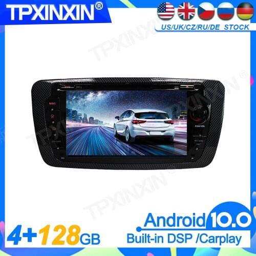 128GB Android10.0 ForSeat IBIZA 2009-2013 Head Unit Car Multimedia Player Auto Radio Tape Recorder GPS Navigation DSP IPS 2Din