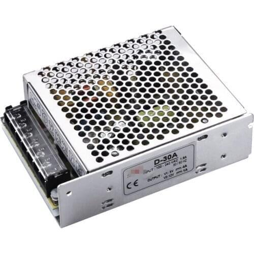 Dual output Switching power supply AC to DC 30W D-30A 5V/12V D-30B 5V/24V D-30C 12V/24V