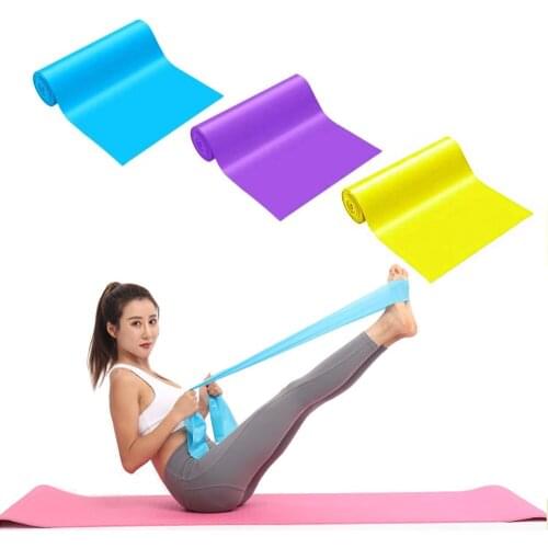1500x150mm TPE Resistance Bands Workout Crossfit Yoga Rubber Loops Sport Pilates Trainer Gym Fitness Equipment Strength Training