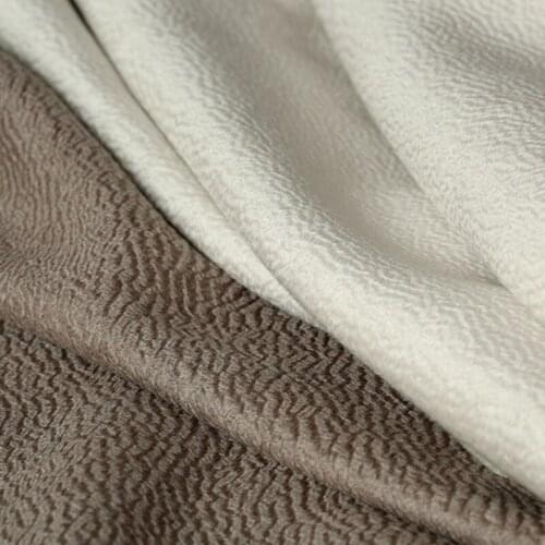 150CM Wide 800G/M Weight Thick Gray White Double-Faced Water Wave Cashmere Fabric for Autumn and Winter Overcoat Outwear DE847