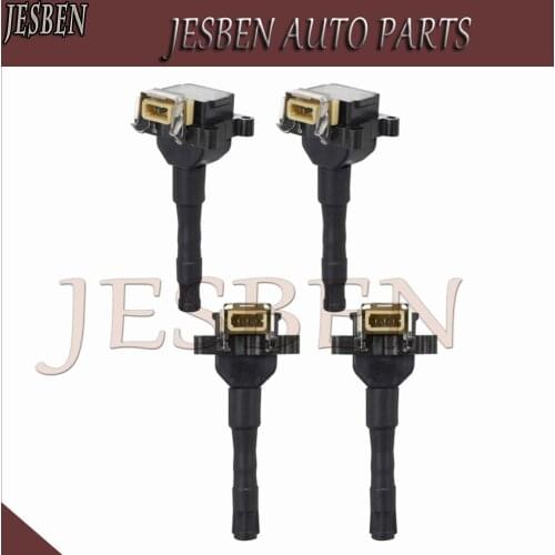 12139066468 4PCS/LOT Ignition Coil fit for BMW 3 E36 318is 320i M3 325i 1990-1999 NO# 0221504474 1734468 1731884 1748394 1748395
