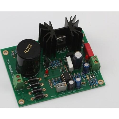 KYYSLB LM317 LT1083 LT1085 Amplifier Power Board Dual Op Amp TL072 DC5-24V STUDER900 Voltage Stabilized Power Board with Heat