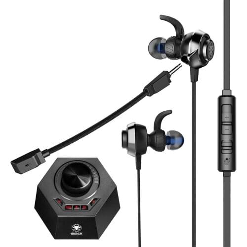 New PLEXTONE G50 3.5mm in-ear wired headset Game DSP sound processor headset with mic noise reduction game music headset