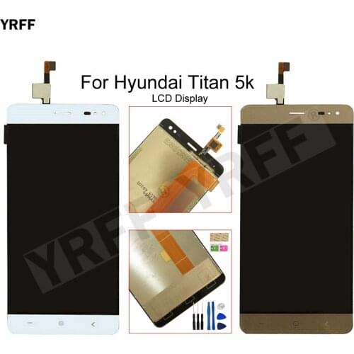 New LCD Screens For Hyundai Titan 5k LCD Display Touch Screen Digitizer Assembly Panel Sensor Phone Repair Sets