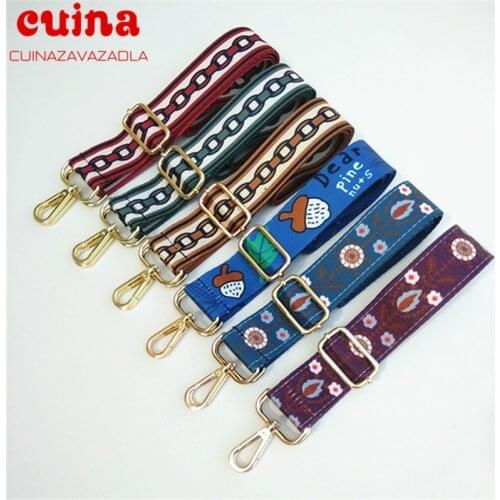 New Handbag Straps For Crossbody Adjustable Bag Accessories Belt For Bag Accessories Handbag Belt Wide Nylon Shoulder Bag Straps