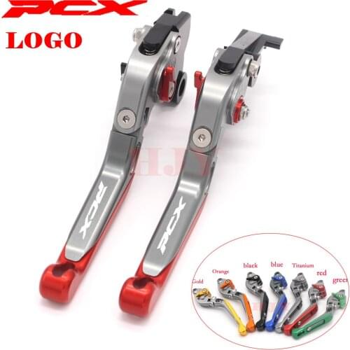 With Logo PCX CNC Motorcycle Brake Clutch Levers For Honda PCX 125 150 PCX125 PCX 150 2010 2013 2014 2015 2016 2017