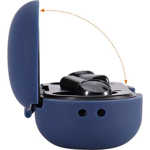 Silicone Carrying Case Protective Cover For Razer Hammerhead Bluetooth Headset Silica Gel Anti-fall Dustproof Protective Case