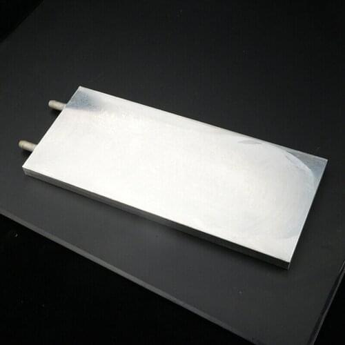 Universal Water Cooling Aluminum Block Liquid Cooler Heatsink for Water Cooling System Silver 250*115*13 mm