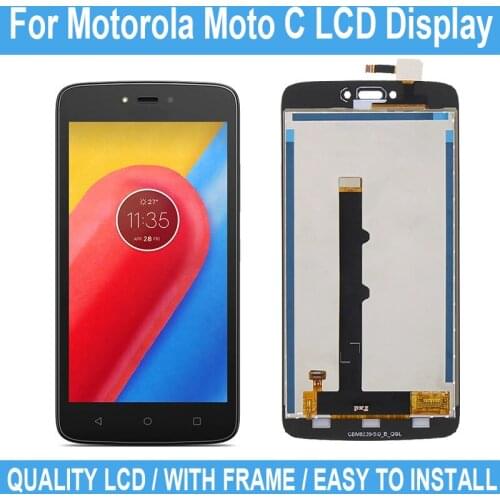 5.0" New LCD For Motorola Moto C Display Repair Parts For Motorola XT1750 XT1755 XT1754 Touch Screen Digitizer Assembly +Tool