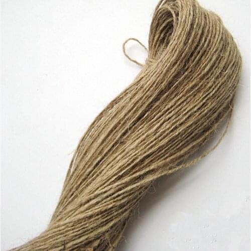 100metre Brown Natural Hemp Cord Jute Tage Rope DIY Home Decoration Accessories
