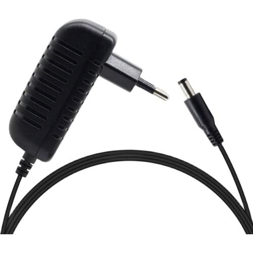 9V DC 1A Power Adapter w/h 5-Way Right-Angle Plug Daisy Chain Power Cable for Guitar Pedal and Other 9V Electronic Device QAC-01