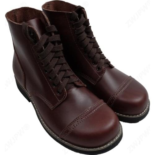 WW2 US ARMY BOOTS LEATHER BOOT SHORT GANG OUTDOORS BOOT HIGH QUALITY-US/406103