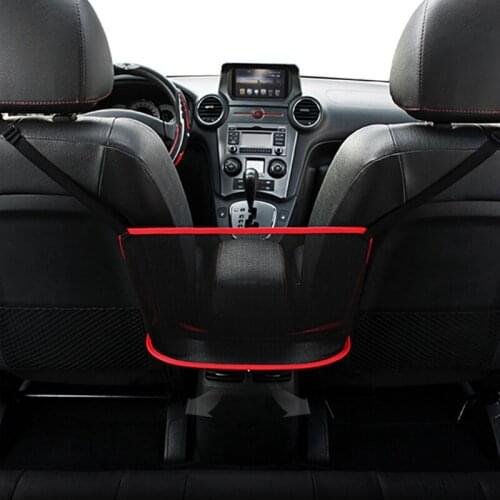 Car bag organizer net pocket Large Capacity handbag holder interior decoration Seat Storage Mesh Pocket Auto Back Storage box