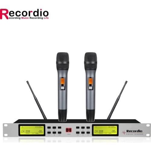 GAW-L500 Best selling professional UHF wireless microphone with a transmission distance of 100 meters