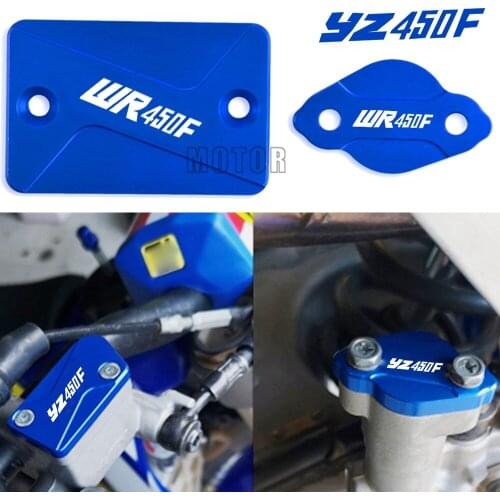 For Yamaha YZ450F yz 450f 450 f 2003 2004 2005 2006 2007 Motocross SUV YZ 250F 450F Front Rear Brake Fluid Reservoir Cap Cover