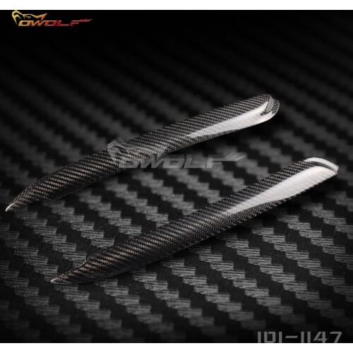 For Volkswagen Passat B5 FL 3BG 2001-04 Carbon Fiber Lamp Eyebrow Accessories 2Pcs