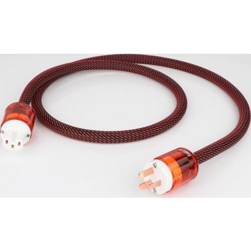 Hifi Audio 5N OFC Pure Copper Power Cable Hi-end AU Power Cord cable hifi AC Mains Power cable for Amplifier