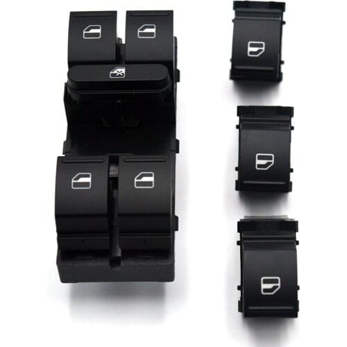 Electric Power Window Switch Button 1K4959857 1F0959855 For VW Seat Golf 5 Golf 6 Jetta MK5 Mk6 Tiguan Touran Passat B6 B7