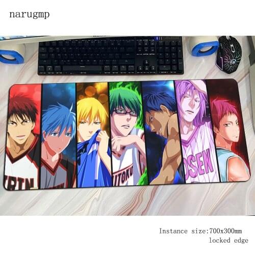 Kurokos Basketball mouse pad gamer gaming mousepad cool new notbook desk mat Adorable padmouse games pc gamer mats gamepad