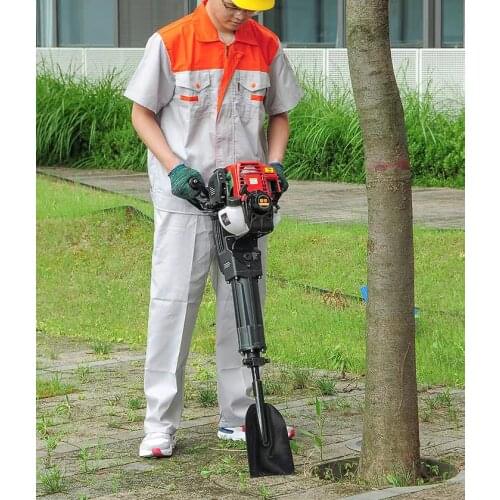 Multi-purpose tree digging machine ,with iron shovel digging tree shovel,Gasoline pick,tree-breaking machine,impact drill