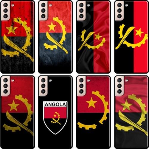 Angola flag Soft Case For Samsung Galaxy S21 Ultra Note 20 Note 10 S8 S9 S10 Plus S20 FE Phone Cover