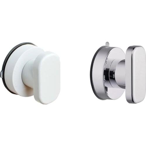 Non-Slip Handrails No Drilling Shower Handle Bathroom Bathtub Glass Door Safe Grip Pressurized Suction Cup Handle