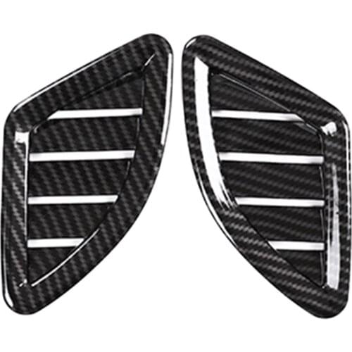 NEW-New for BMW X1 F48 2016-2019 X2 F47 2018 2019 ABS Plastic Chrome Dashboard AC Outlet Vent Cover Trim