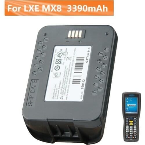 Original Replacement Battery 161376-0001 For Honeywell LXE MX8 Authentic Rechargable Battery 3390mAh
