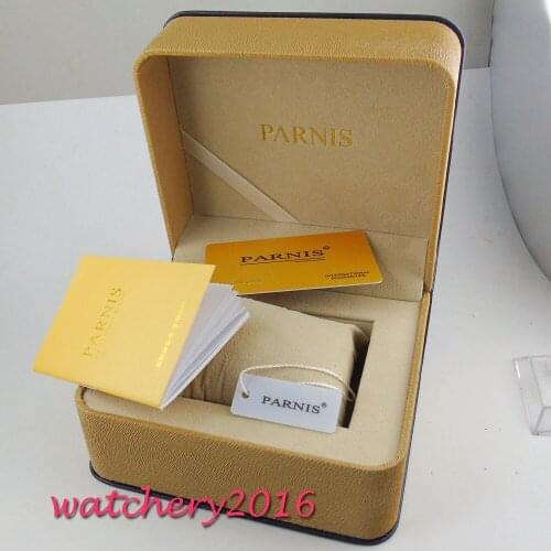 Gift watch Box parnis mens watch box fit 36mm 38mm 40mm 44mm parnis watch