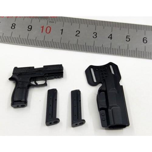 In Stock Easy&Simple ES 1/6th 06025 20S Series Scar Black P320 Pistol Weapon For Usual Doll Action Collectable
