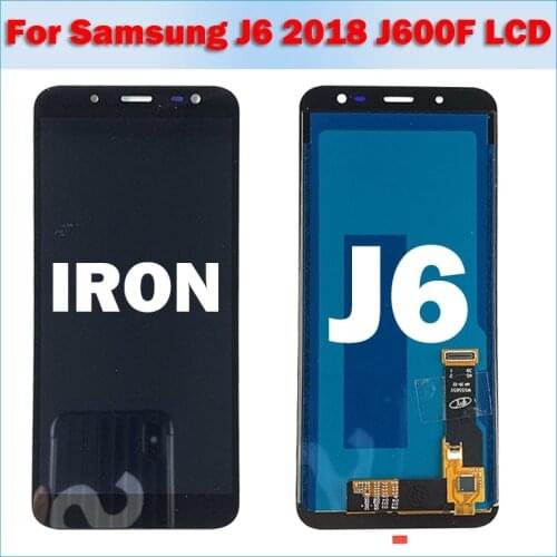 5.6“ iron lcd For Samsung Galaxy J6 2018 J600 J600F/DS J600G/DS Touch Screen Digitizer LCD Display Adjust