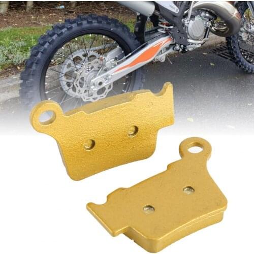 2Pcs Brake Pad Eco-friendly Anti-deform Metal Superduty Rear Brake Mat for Ktm SX 125/150 EXC 250/400